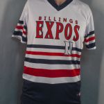 V-neck baseball jersey