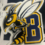 MSU B Die Cut Sticker