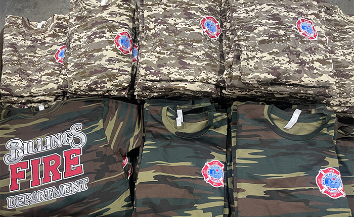 Billings FIre Department shirts