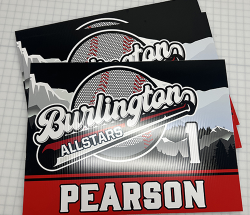 Custom yard signs