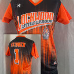 Vneck baseball jersey