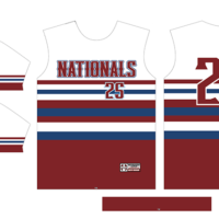Nationals Custom sublimated jersey